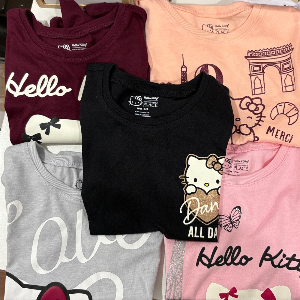 5 Hello Kitty Tees bundle